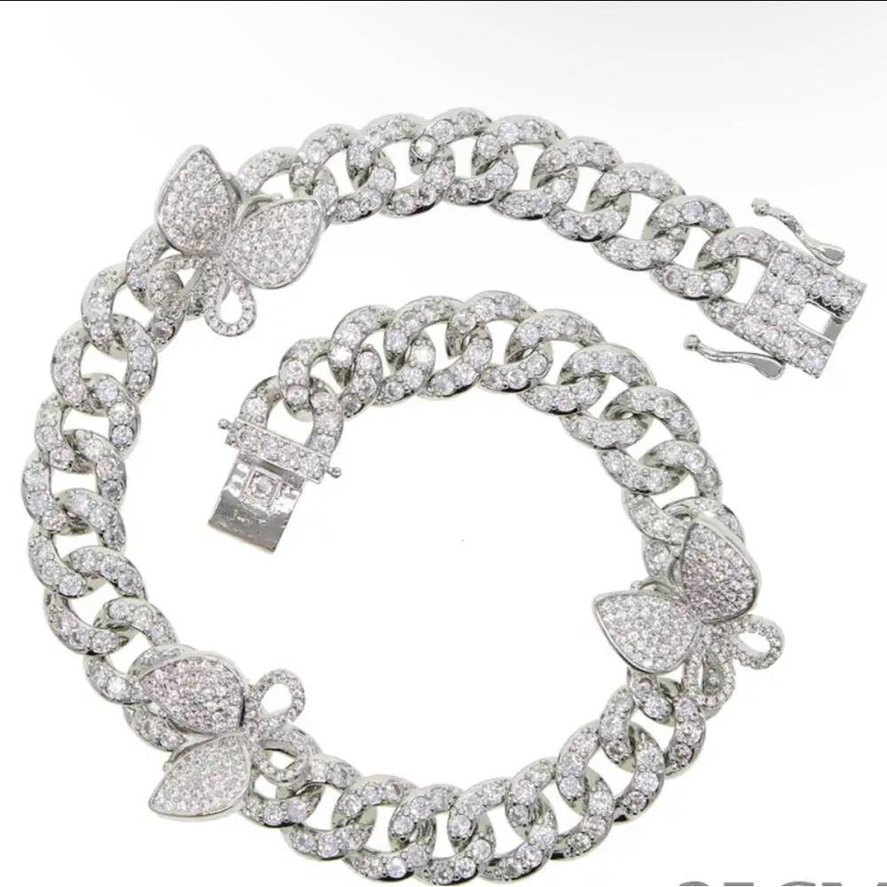 Butterfly anklet